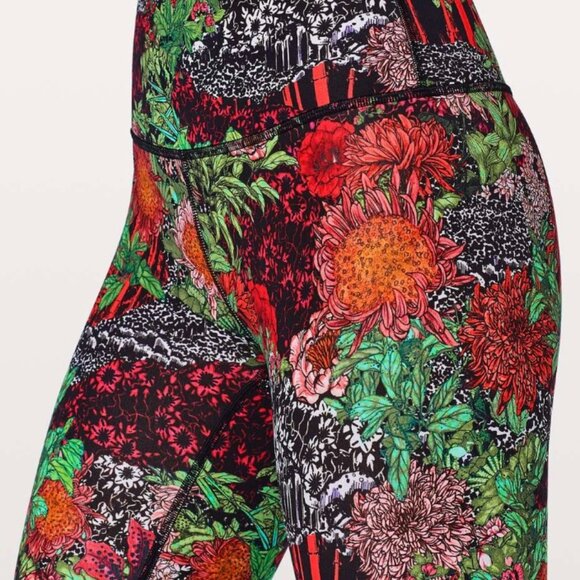 Lululemon Wunder Under Hi-Rise 1/2 Tight 17" Zen Garden Multi - Picture 4 of 5